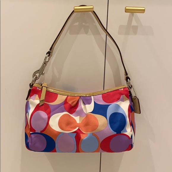 Coach Handbags - Coach satin c bag